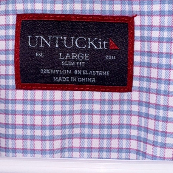 UNTUCKit Men’s Long Sleeve Button Down‎ Shirt Size Large - Picture 2 of 5